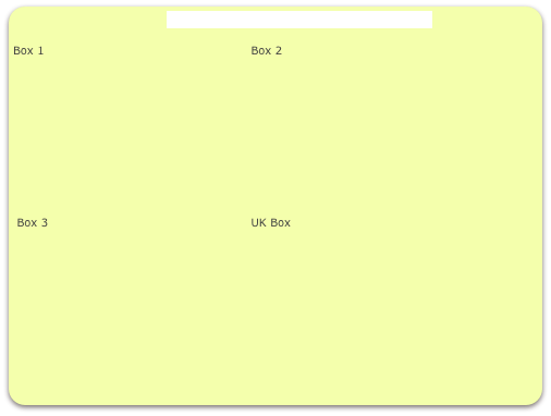                                      Click here to learn about the different box types

Box 1                                                      Box 2










 Box 3                                                     UK Box